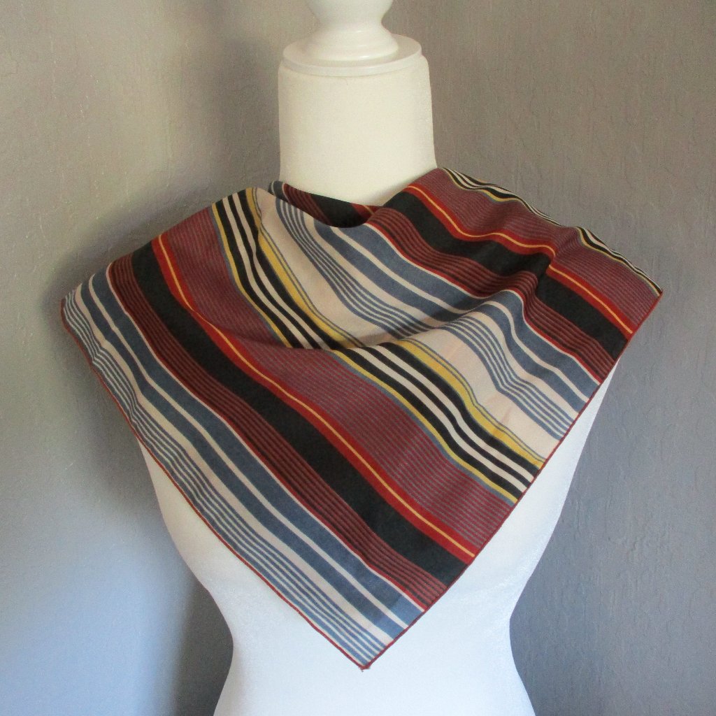 **2/12$**Multi Color Striped Scarf